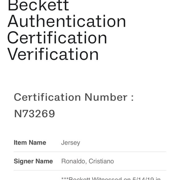 Cristiano Ronaldo Signed Manchester United Jersey Beckett Witnessed BAS COA - Picture 5 of 7